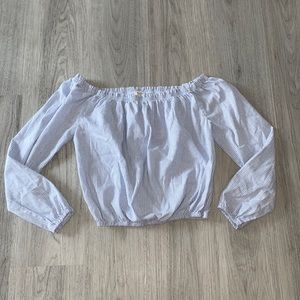 John Galt off the shoulder top